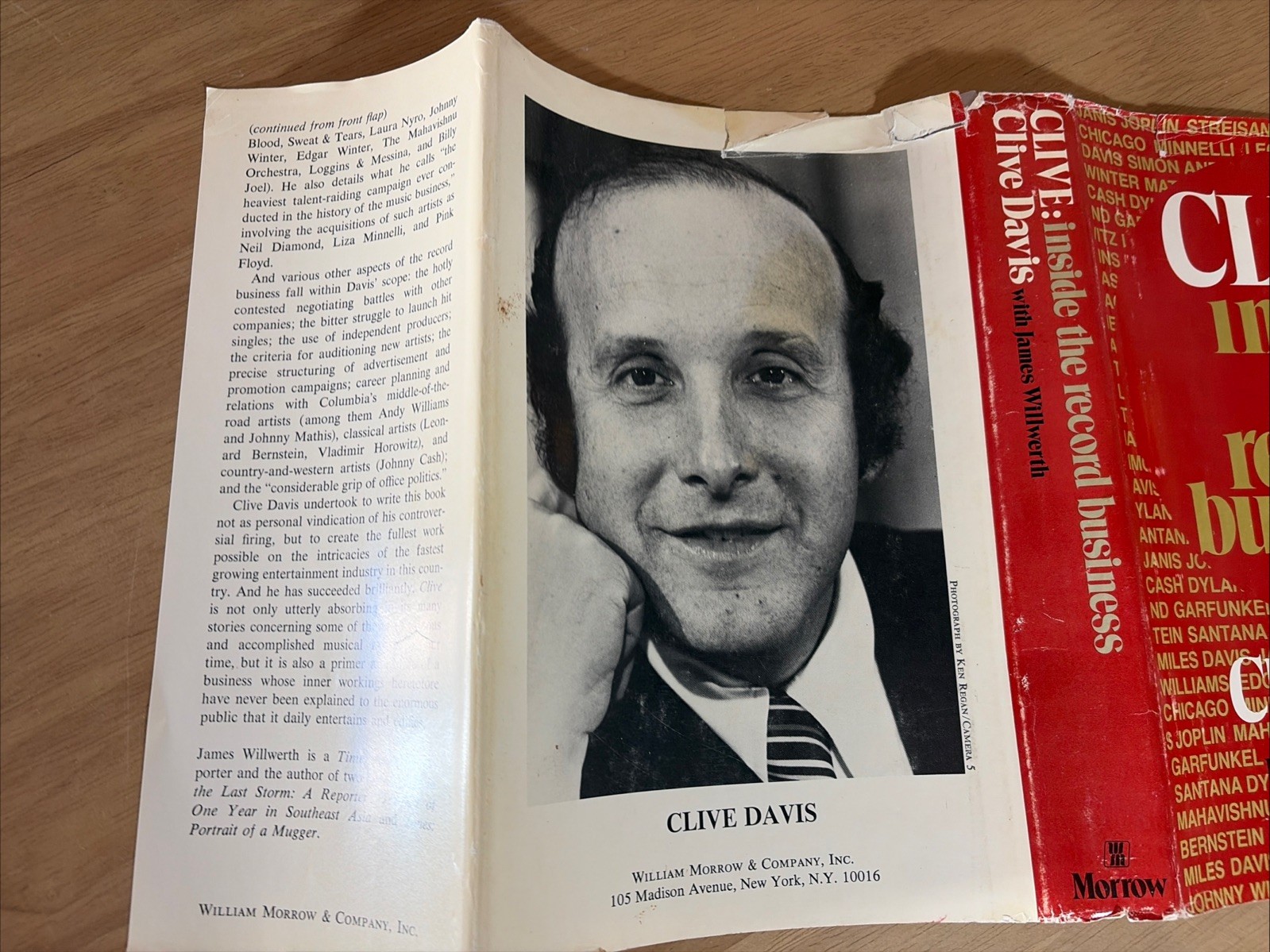 CLIVE: INSIDE THE RECORD BUSINESS By Clive Davis & James Willwerth – HCDJ