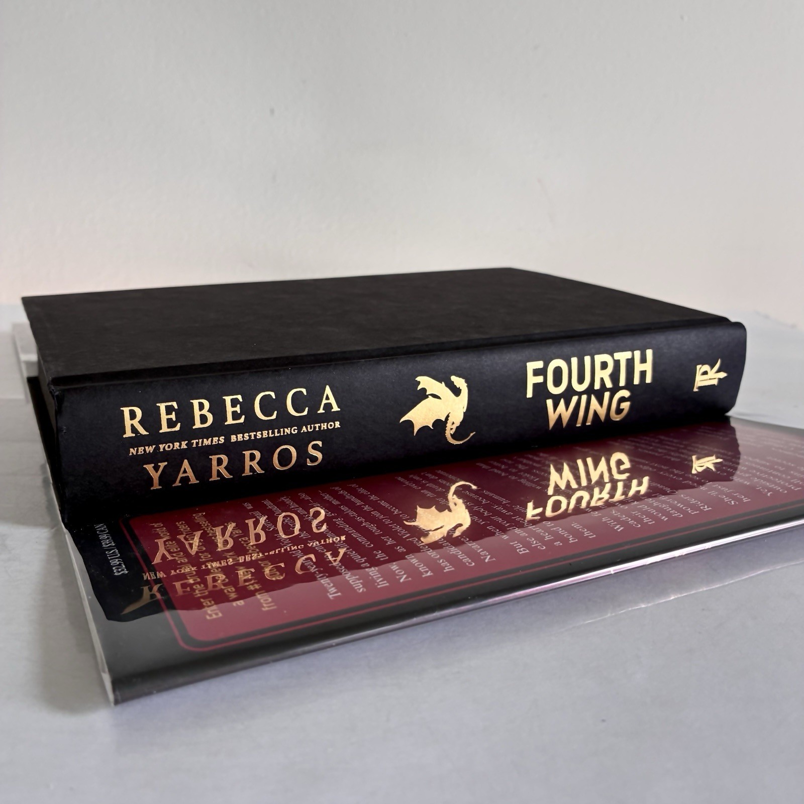 Fourth Wing Holiday Edition Rebecca Yarros SIGNED & STAMPED QUOTE First Print