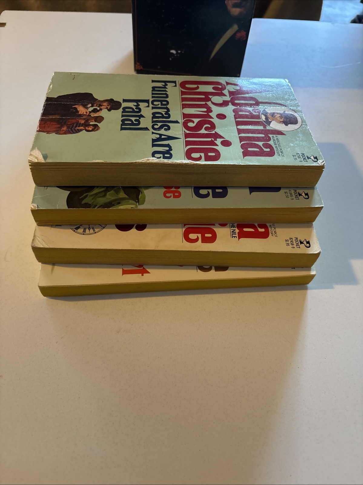 Agatha Christie The Best of Hercule Poirot Boxed Set 4 Paperback Books