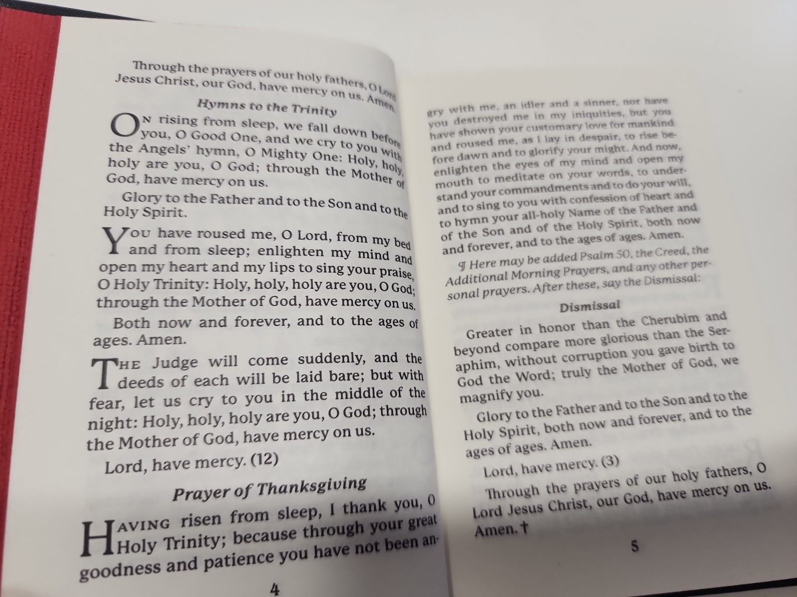 Orthodox- St Ignatius Pocket Prayer Book Modern English Edition Hardcover