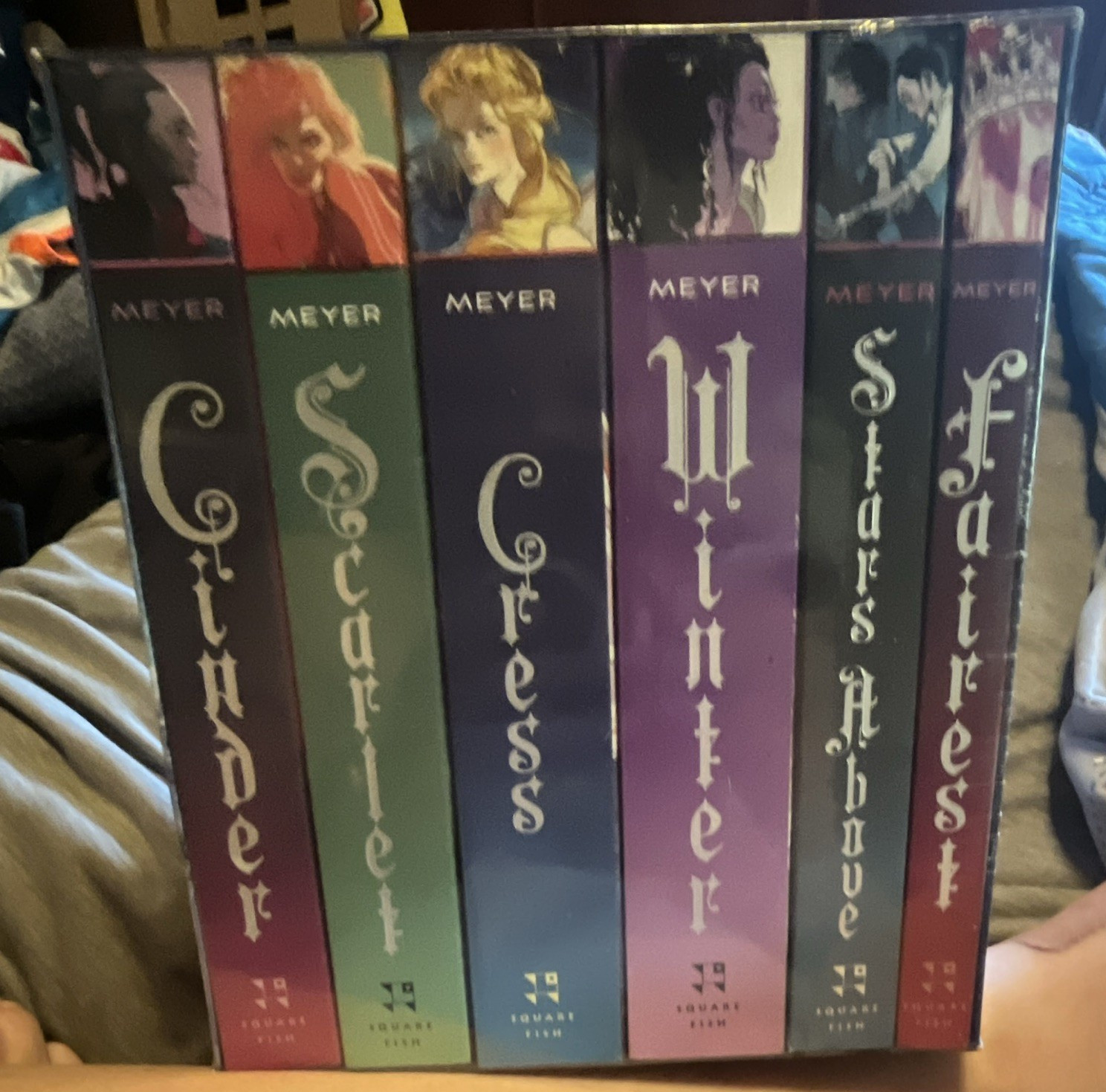 The Lunar Chronicles Boxed Set Marissa Meyer Cinder Scarlet Cress Square Fish