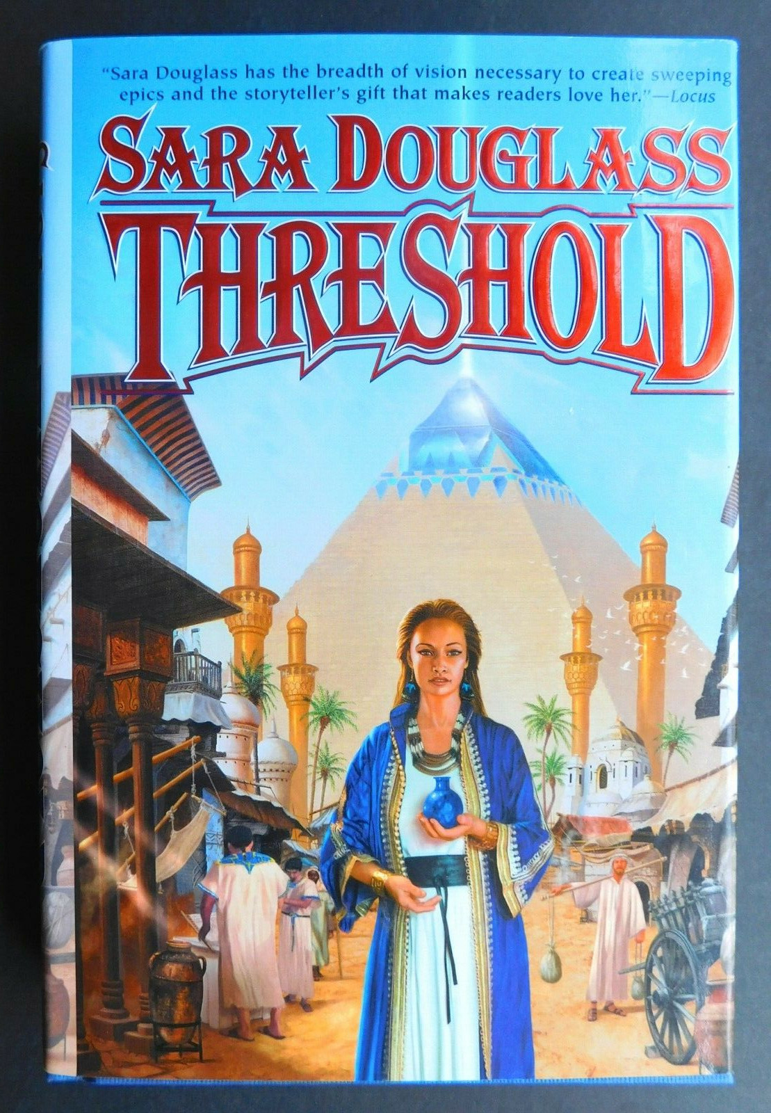 THRESHOLD True 1st ed SARA DOUGLASS  1997 Hardcover HCDJ unread 448 pages